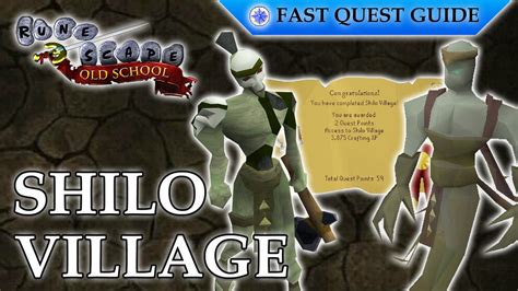 [OSRS] Shilo village quest guide .